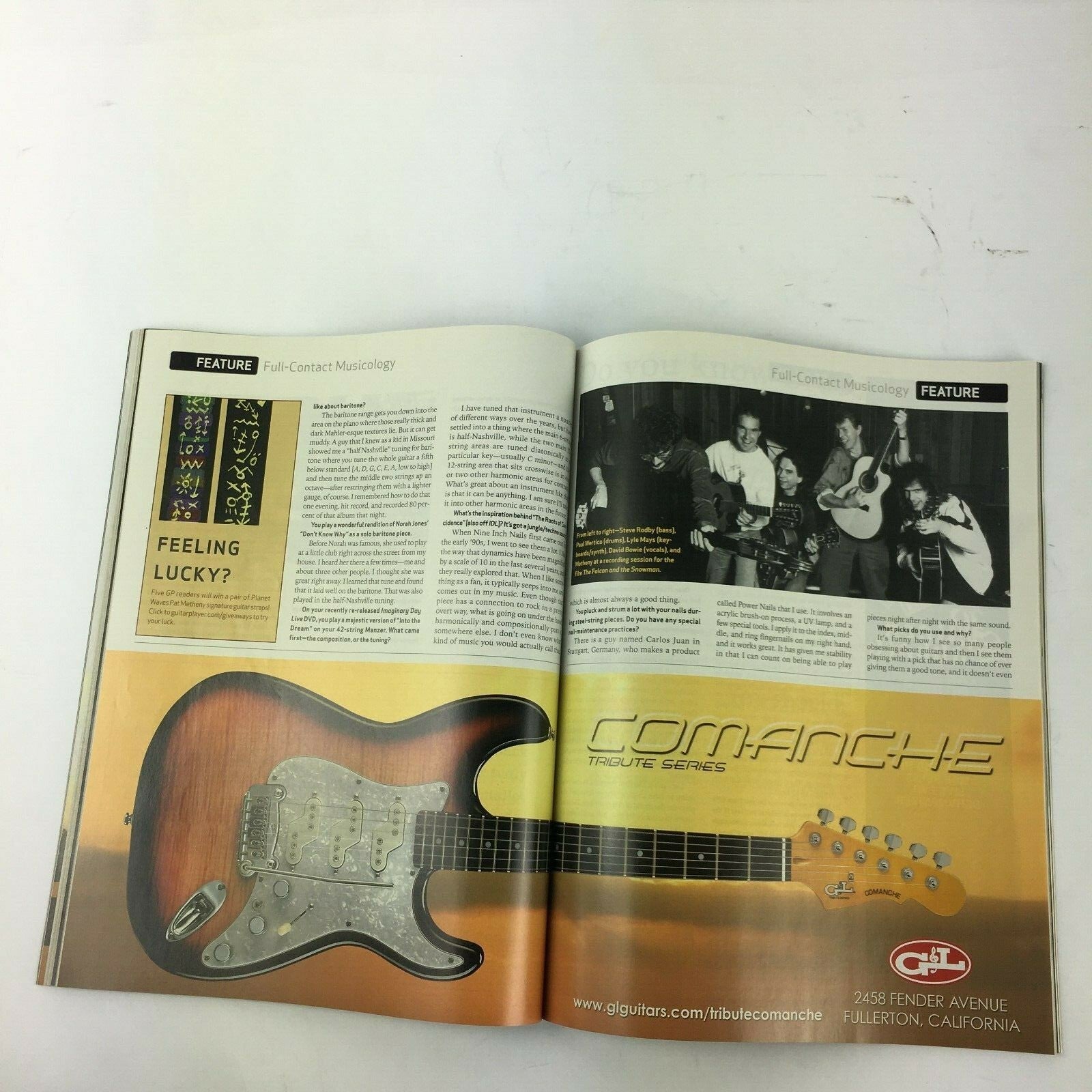 September 2008 Guitar Player Magazine Pat Metheny Bo Diddley Jennifer Batten