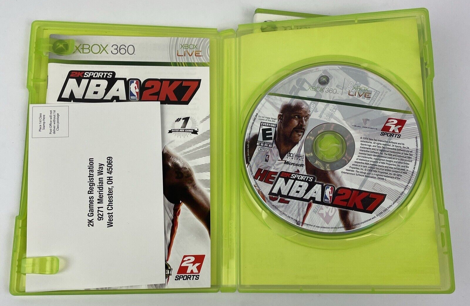 XBOX 360 Live : 2K Sports NBA 2K7 and  XBOX 360 : NBA 2K12 - Complete - LOOK