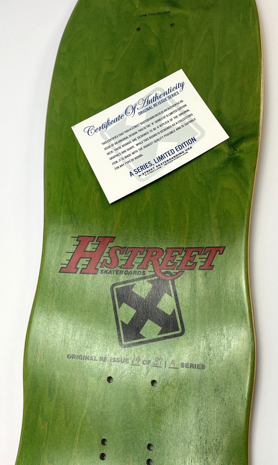 H-STREET SKATEBOARDS ART GODOY 1988 Sea Turtle SKATEBOARD DECK USA MADE A Series