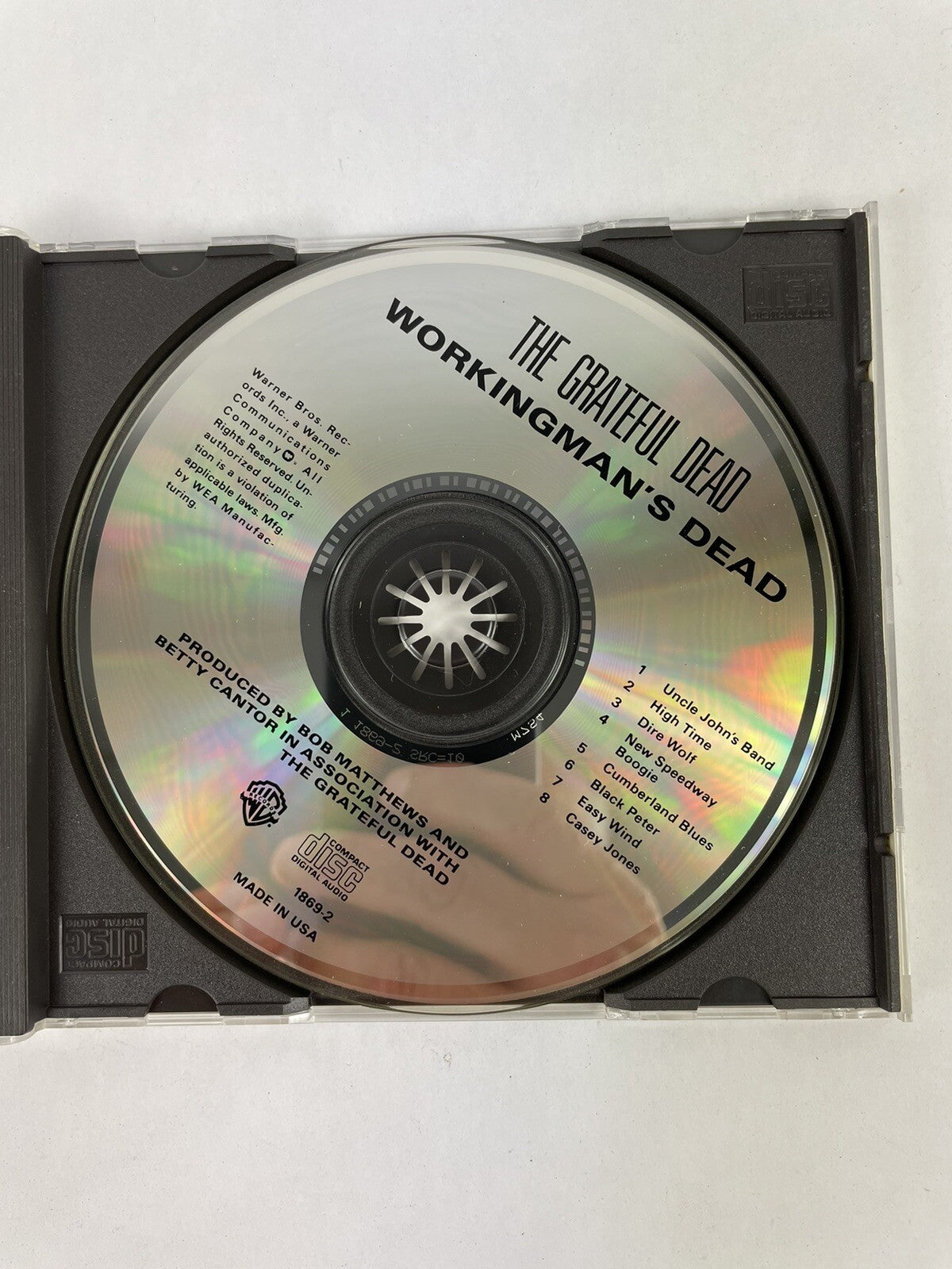 Grateful Dead - Workingmans Dead CD    #3