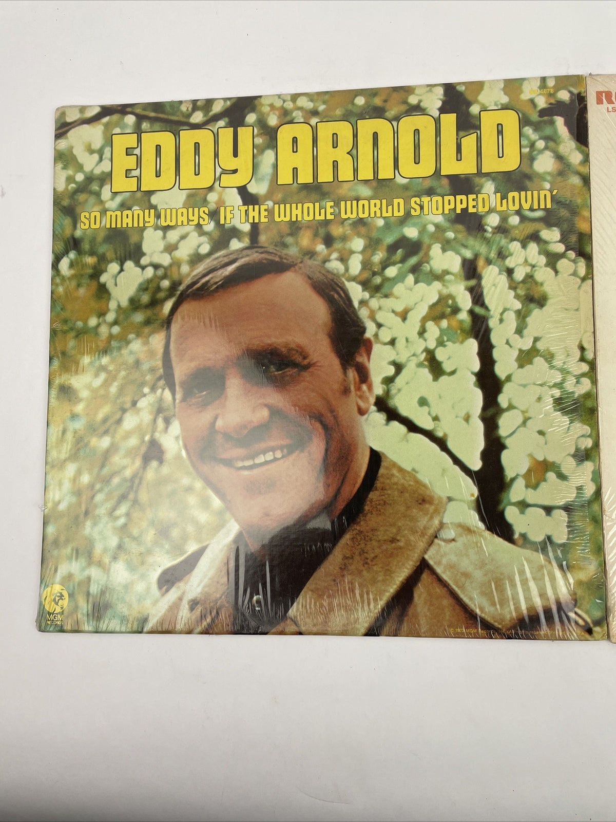 2 x Eddy Arnold LP Lot Walkin' in Love Land RCA Vinyl + So Many Ways MGM Records
