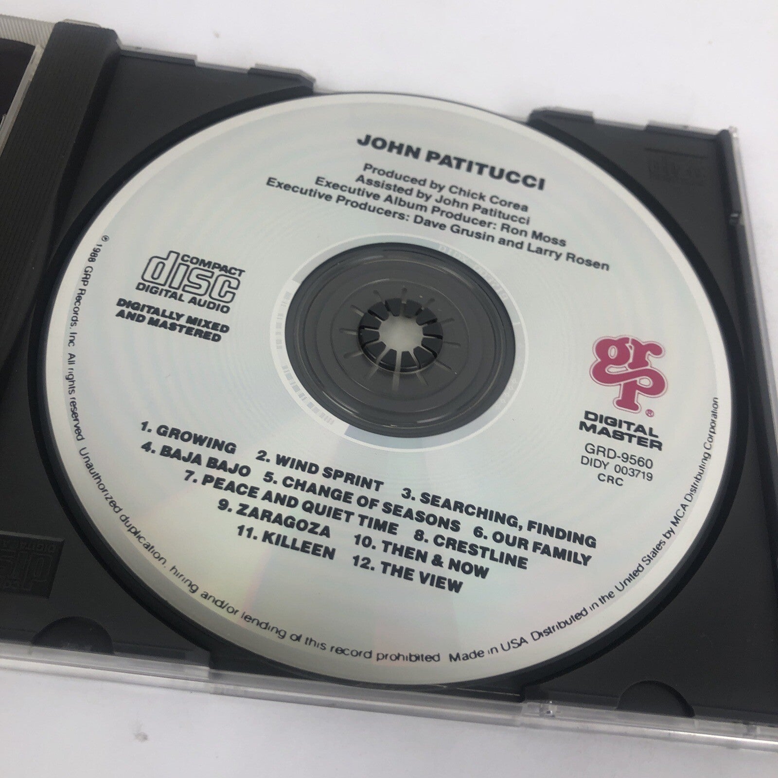 John Patitucci - John Patitucci [ Digital Audio CD ] Alliance MOD - VGC      #14