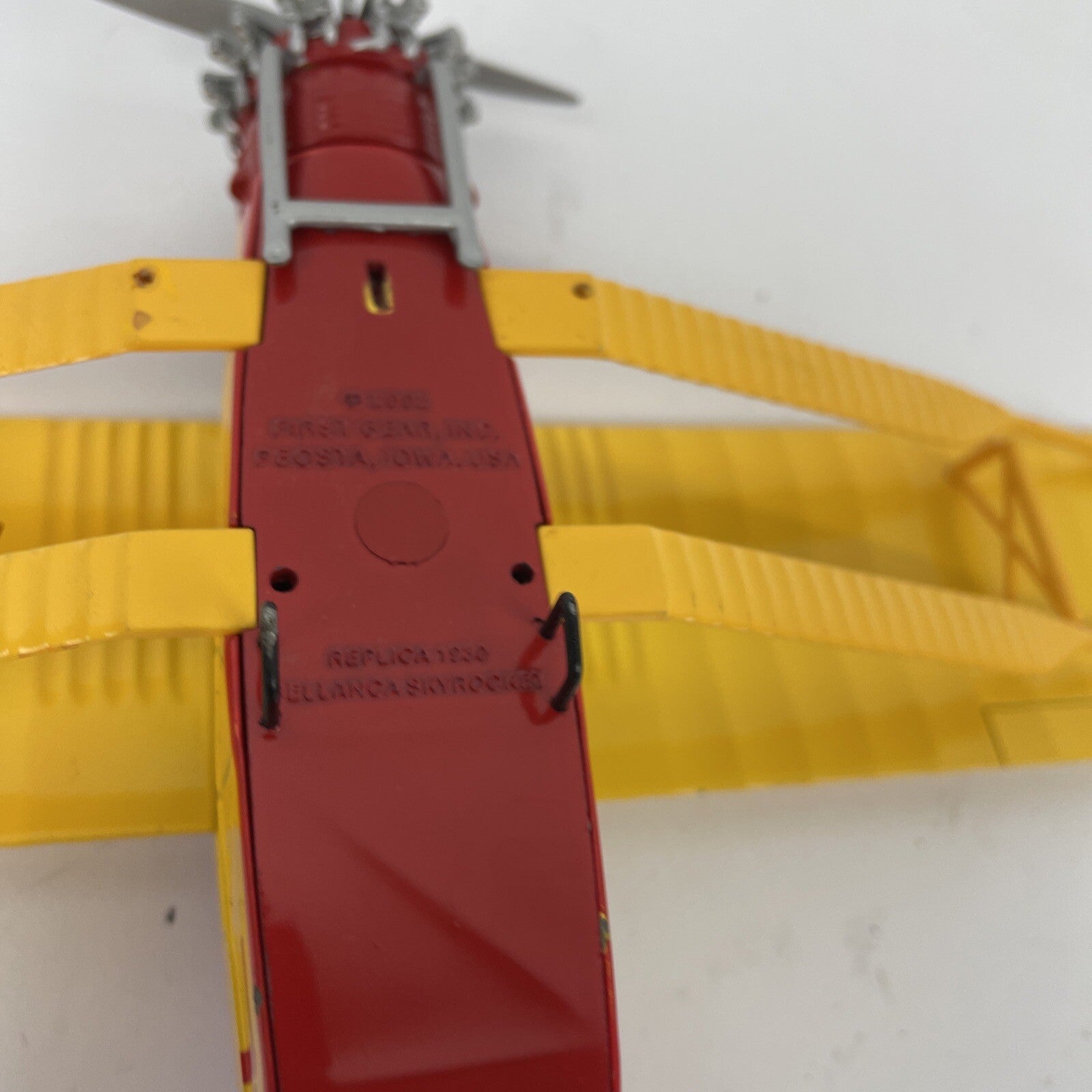 Shell Glider NC-754W Airplane 2002 First Gear Inc Replica Missing Frot LG - LOOK