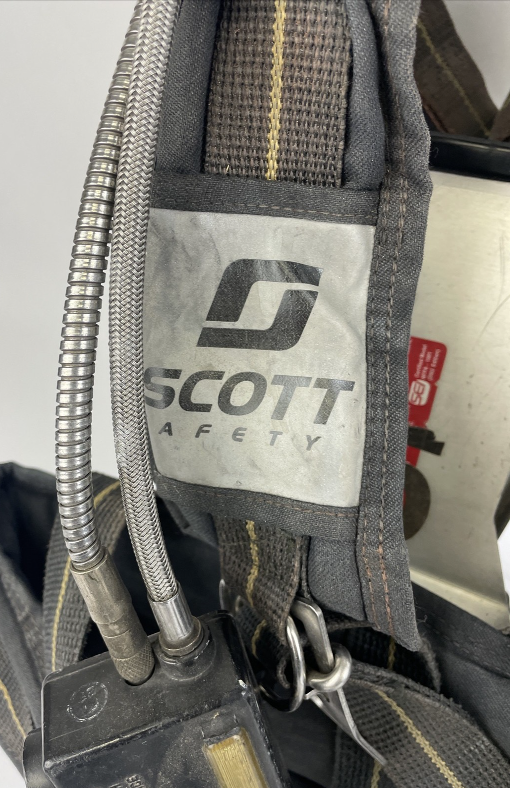 SCOTT SAFETY 4.5 4500 SCBA Air Pack Harness EZ-Flow Air Pak Plus with Sensor   b