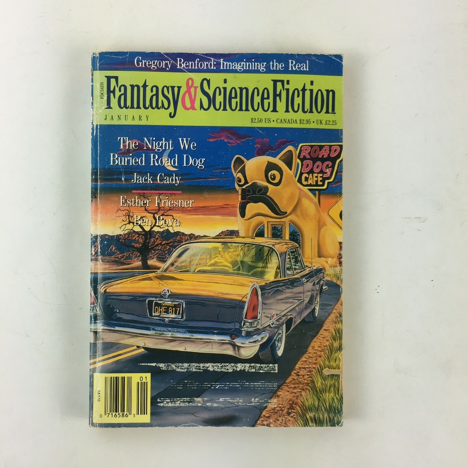 January Fantasy & Science Fiction Magazine The Night We Buried Road Dog JackCady