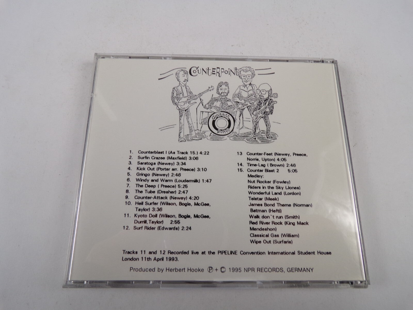Counterpoint Now And Then Npr 9514 Surfin Crazee Kick Out Gringo CD#14