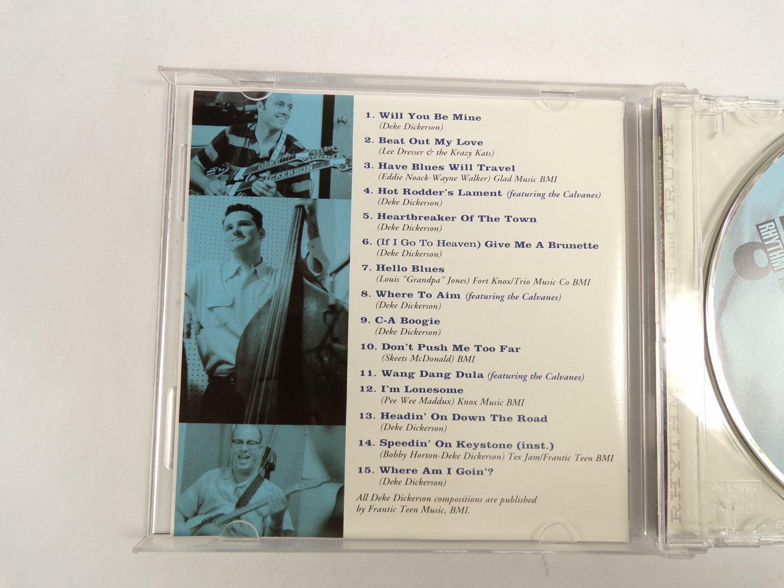 Deke Dickerson The Ecco Fonics Rhythm And Truth Will You Be Mine CD#49