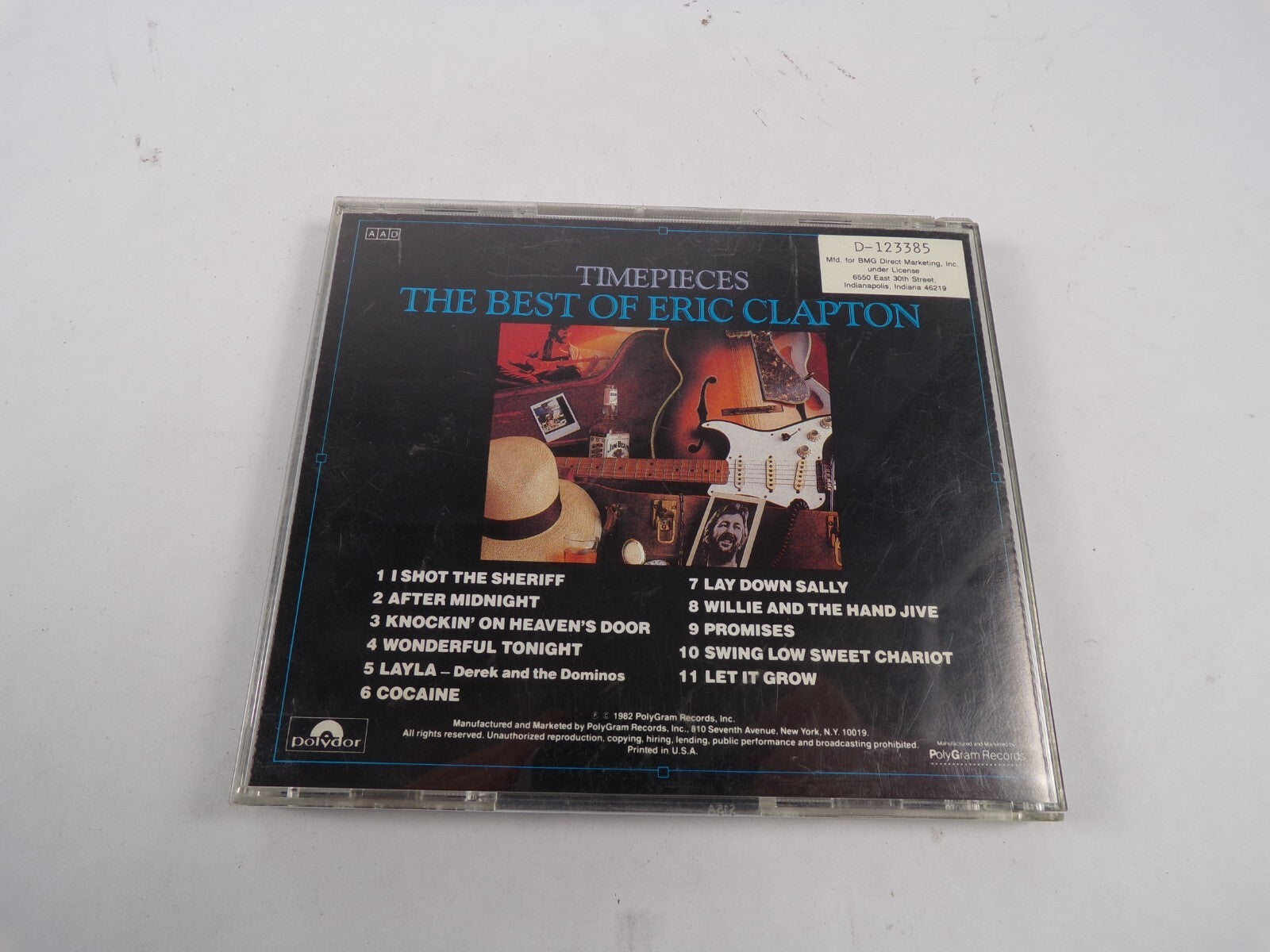 Time Pieces The Best Of Eric Clapton I Shot The Sherif After Midnight KnockCD#51