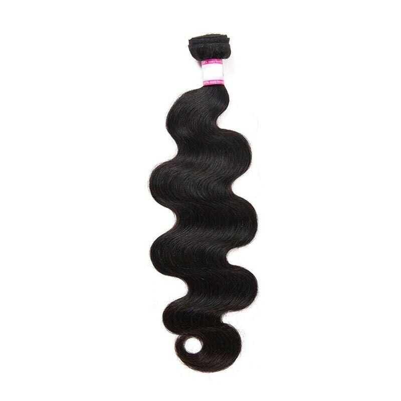 Brand New Brazilian Hair Body Wave Size 18" Natural Color Black A2