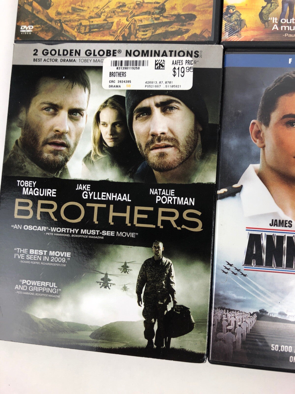7 x War movie DVD lot Brother Fly Boys Pearl Harbor AnnapolisSniper Reload VGC