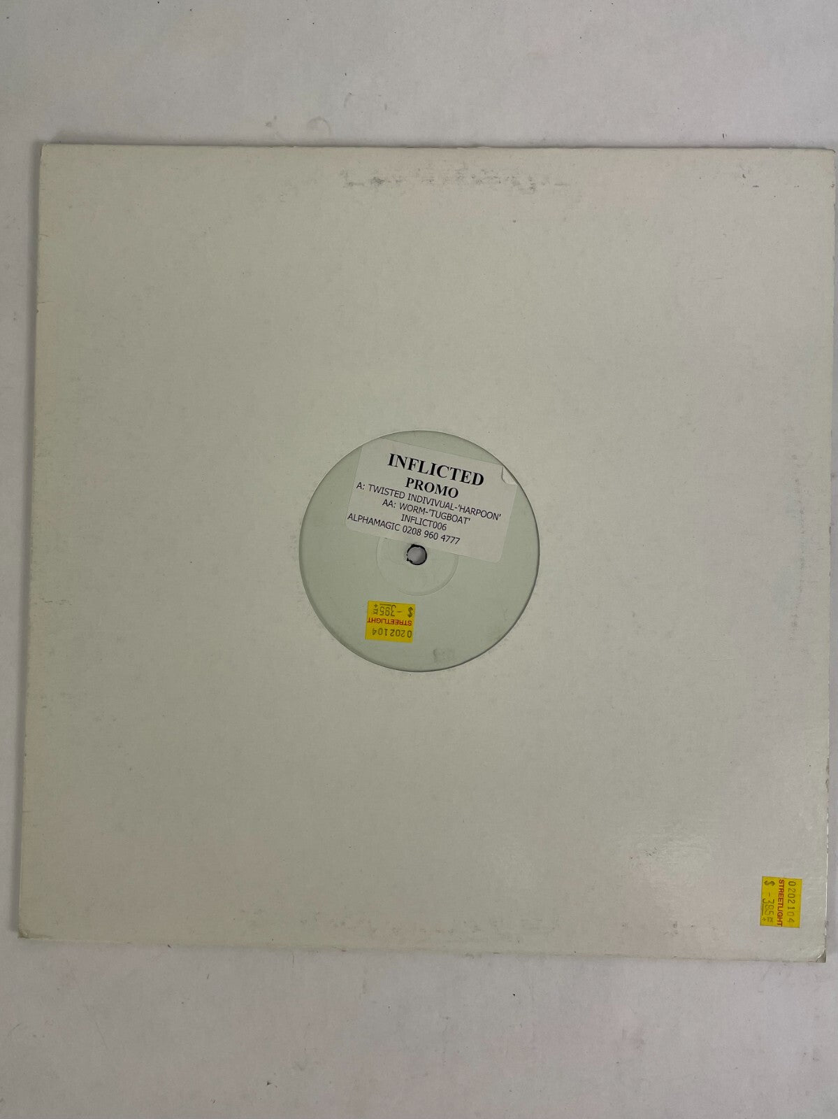 Inflicted Promo Vinyl Record