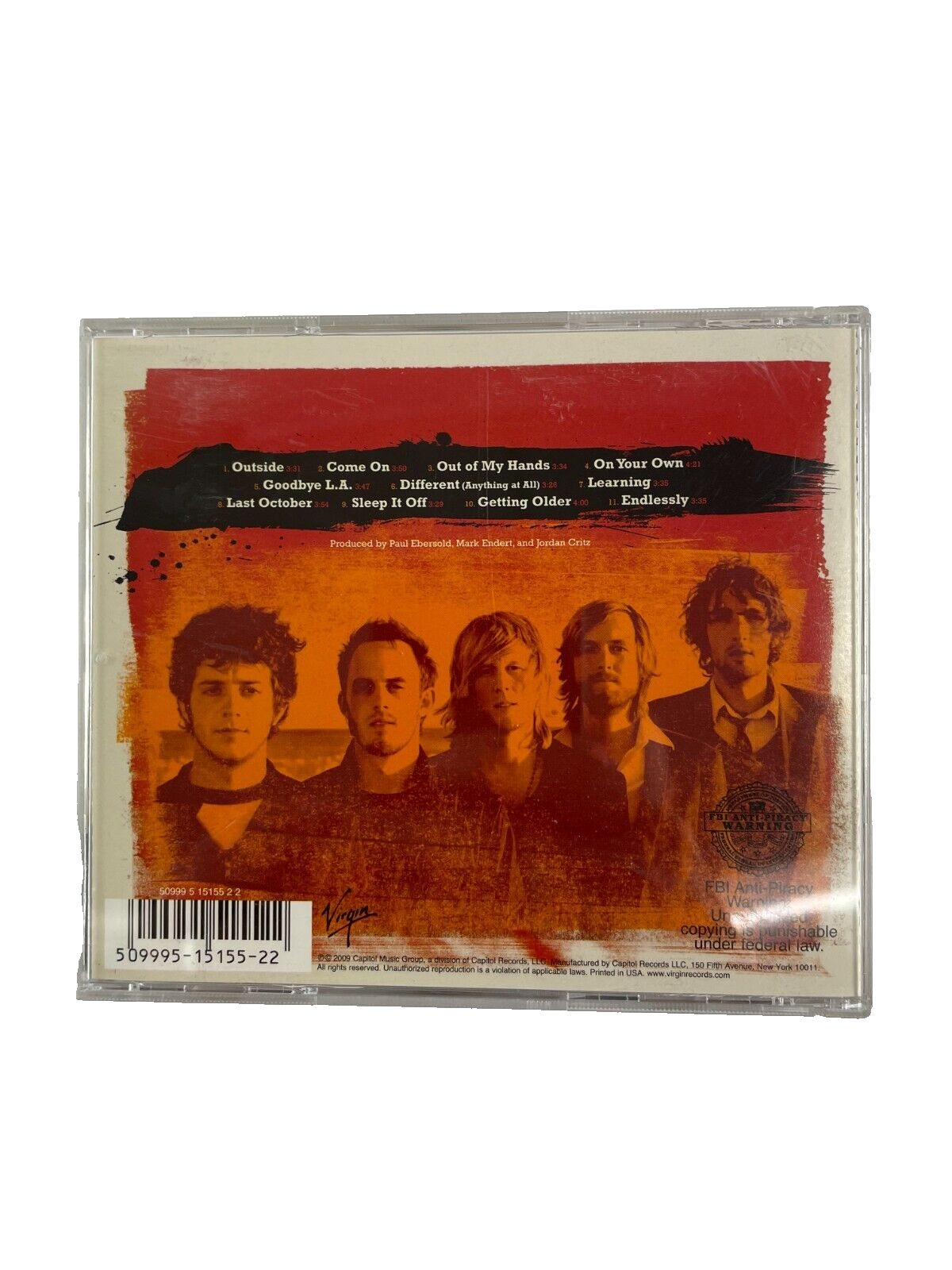 Green River Ordinance Out Of My Hands Out of My Hands Goodbye L.A Outside #F-G
