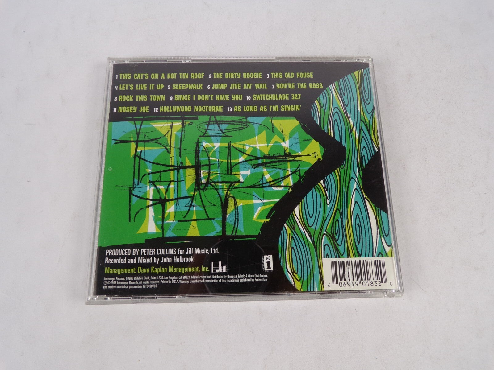 The Brian Setzer Orchestra The Dirty Boogie This Cat's On A Hot Tin Roof CD#55