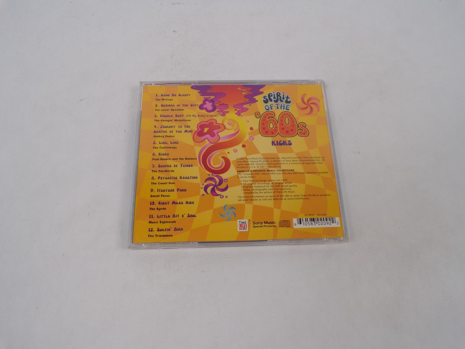 Spirit Of The '60s Rockin' Bands Kicks Hang OnSloopy Summer In The City CD#71