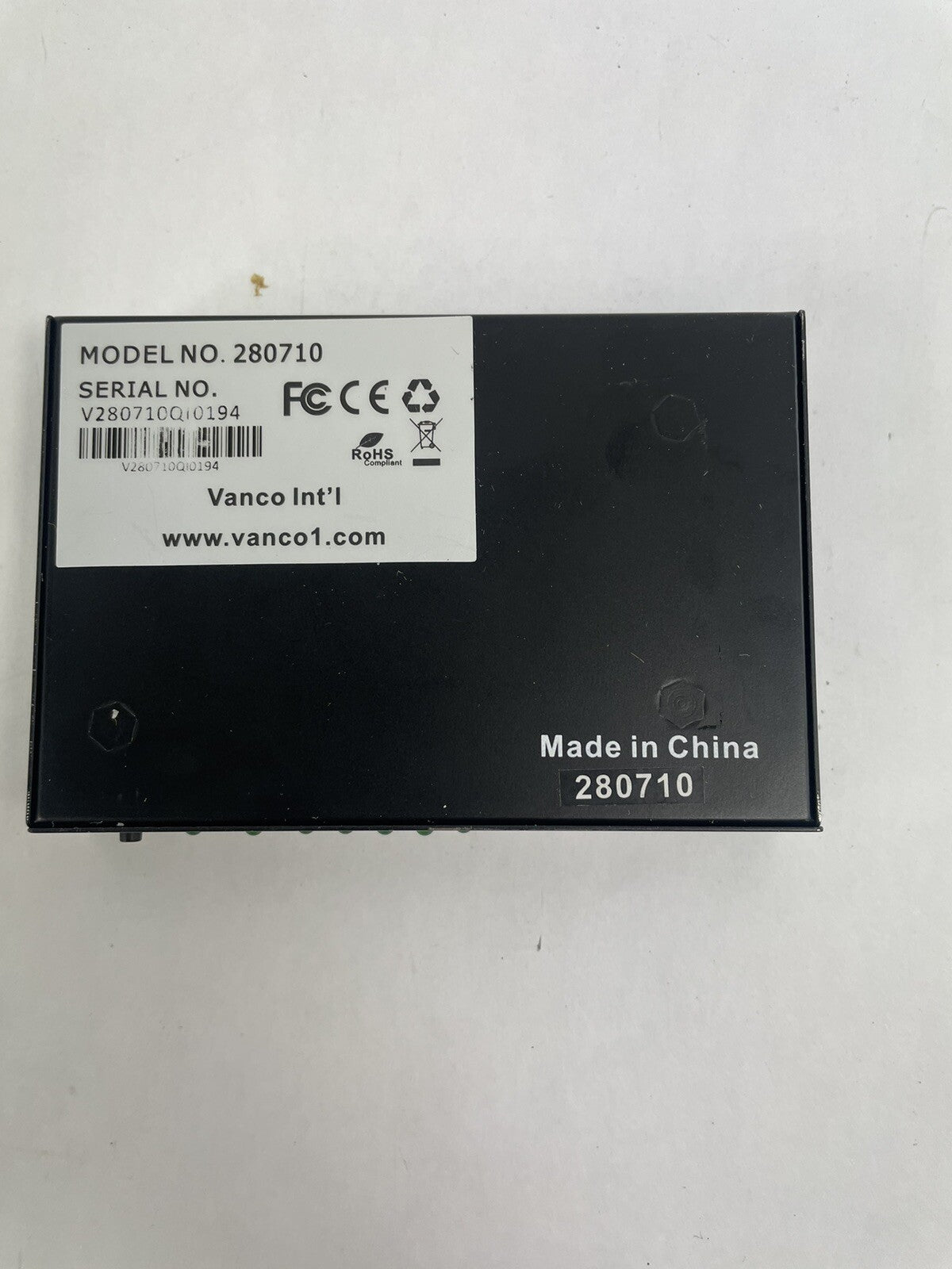 Vanco 280710 5-Port HDMI Switch 5x1 Switcher Selector 4K 1080P