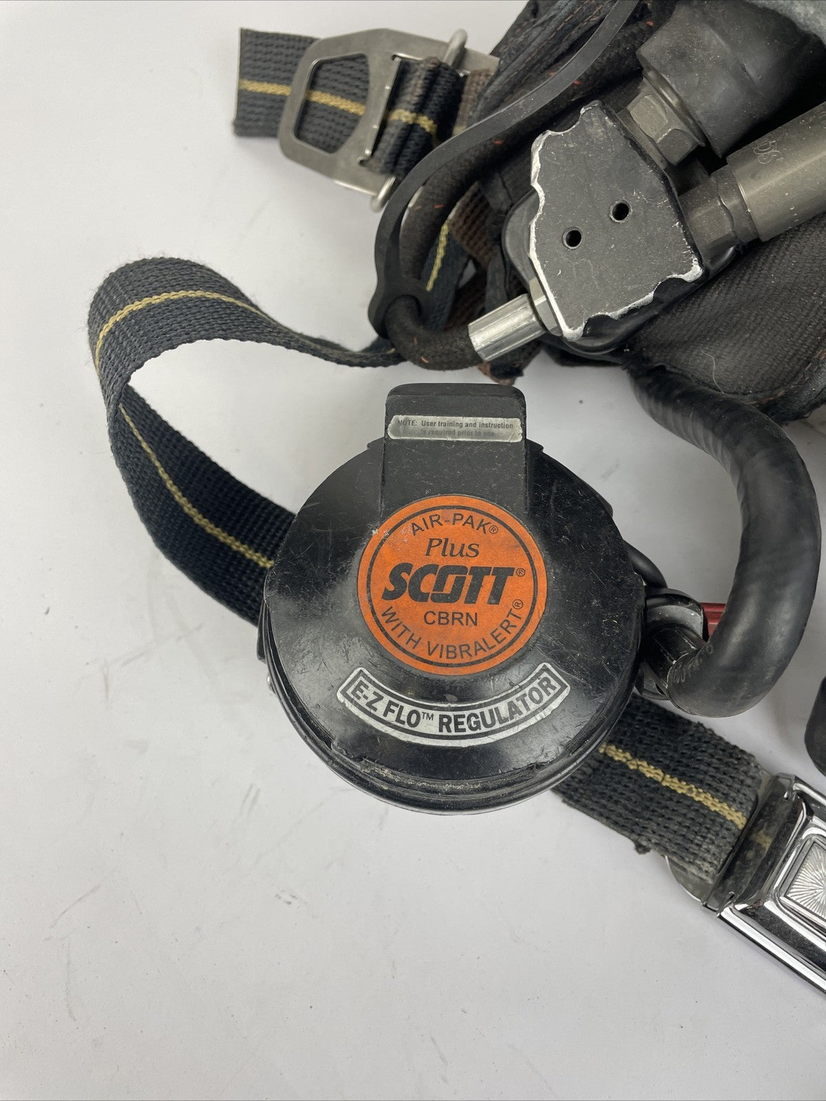SCOTT SAFETY 4.5 4500 SCBA Air Pack Harness EZ-Flow Air Pak Plus with Sensor   a