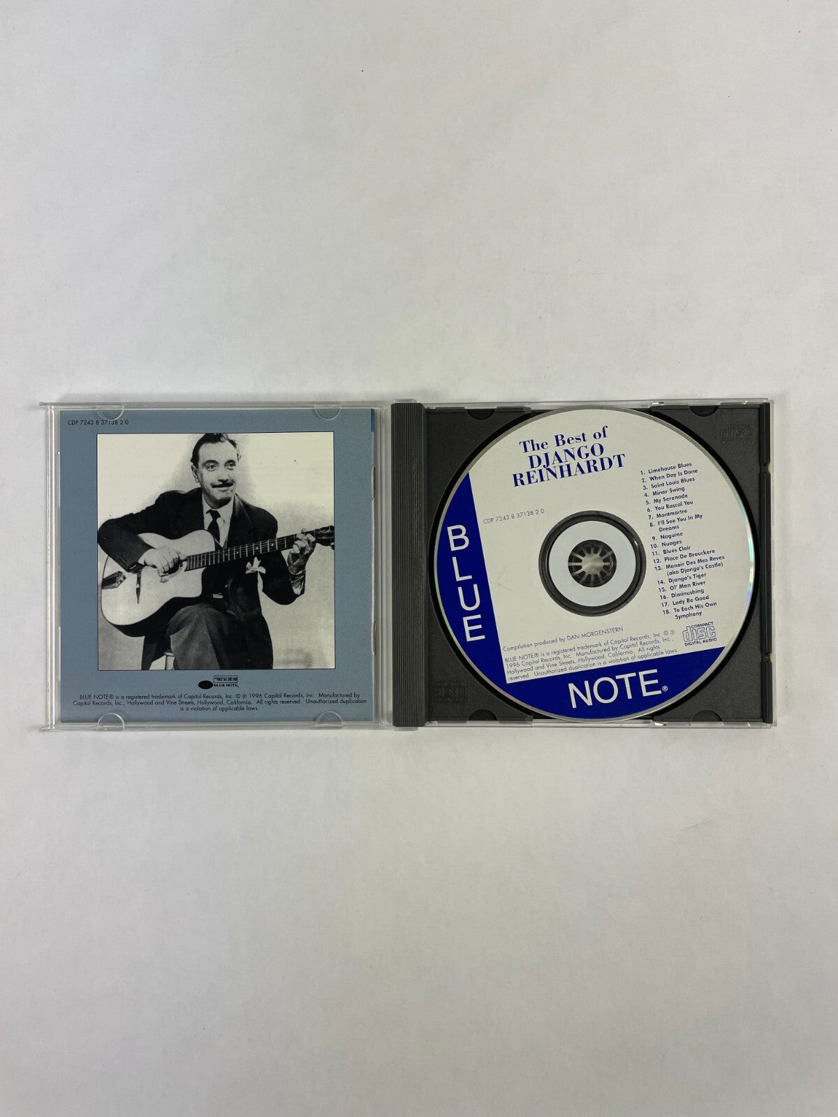 The Best Of Django Reinhardt Blues Clair Nuages Naguine Minor Swing CD#72