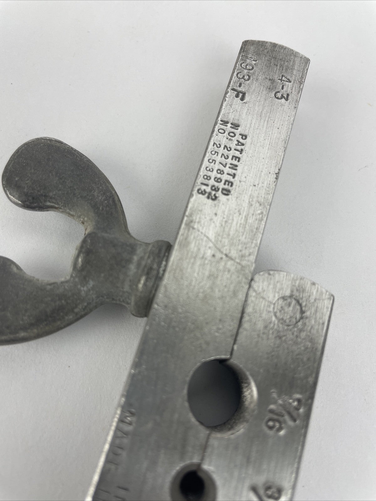 VINTAGE FLARING TOOL 1/2" - 7/16" IMPERIAL BRASS CHICAGO U.S.A. Made 193-F 4-3