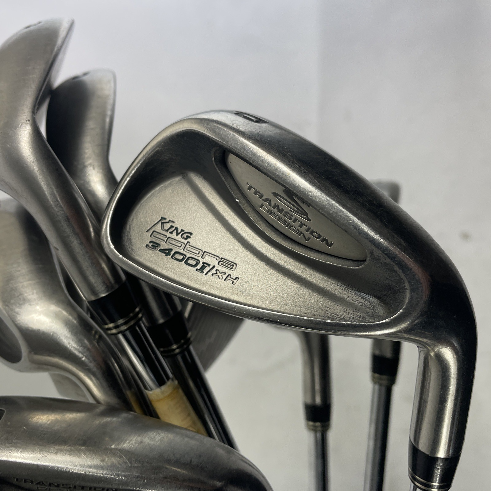 10 x King Cobra Golf 3400I/XH Iron Set 3 - SW NS PRO Stiff Flex 1030H Right-Hand