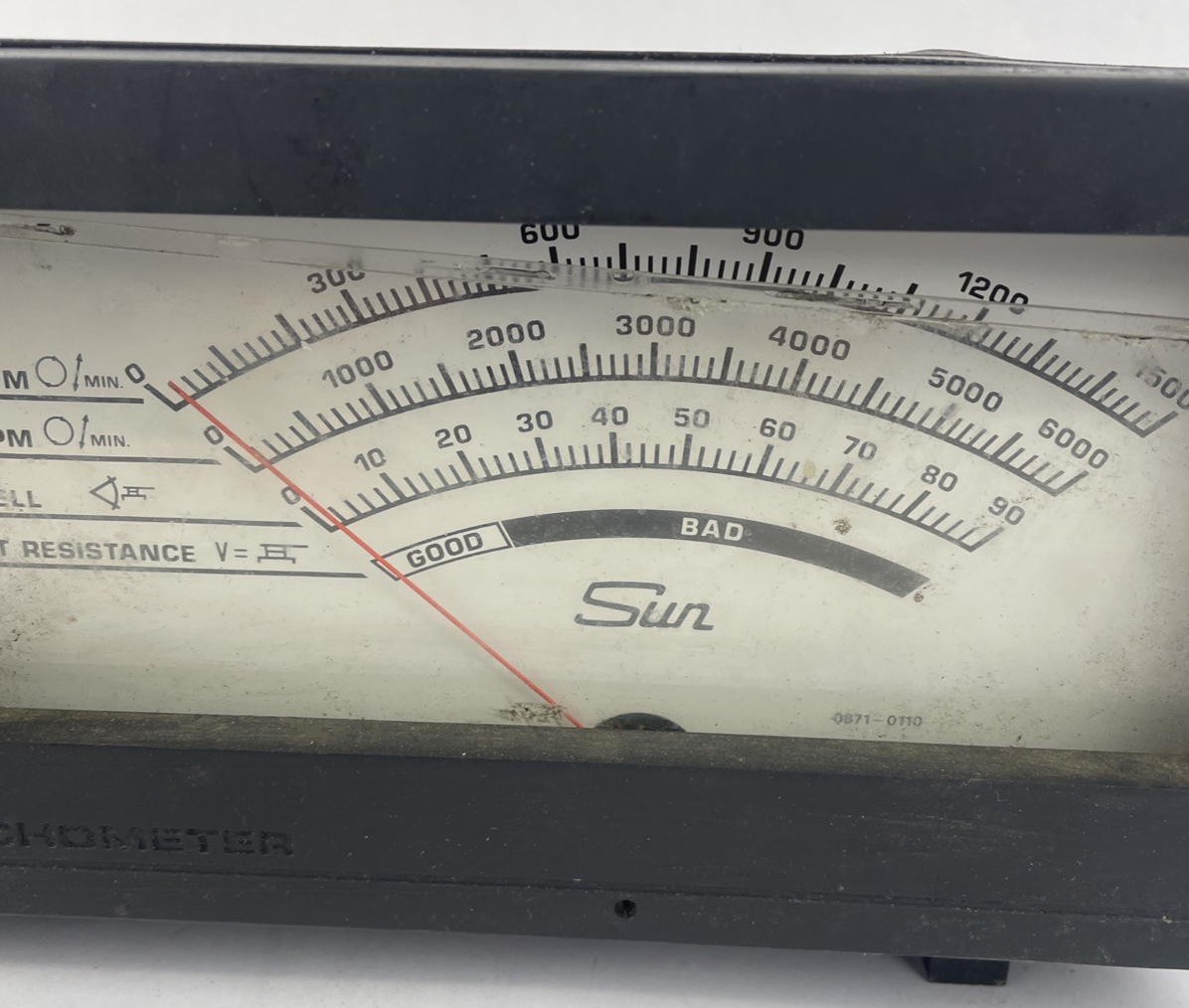 Vintage Sun Dwell Tachometer CP-7601 Tune-up Automotive Engine Tester Car Tool