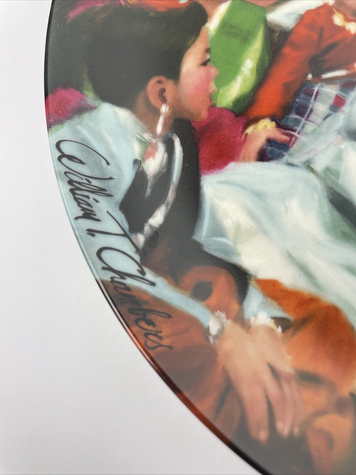 Collector Dish Plate " GETTING TO KNOW YOU"- BY W. CHAMBER THE KING AND I SERIES