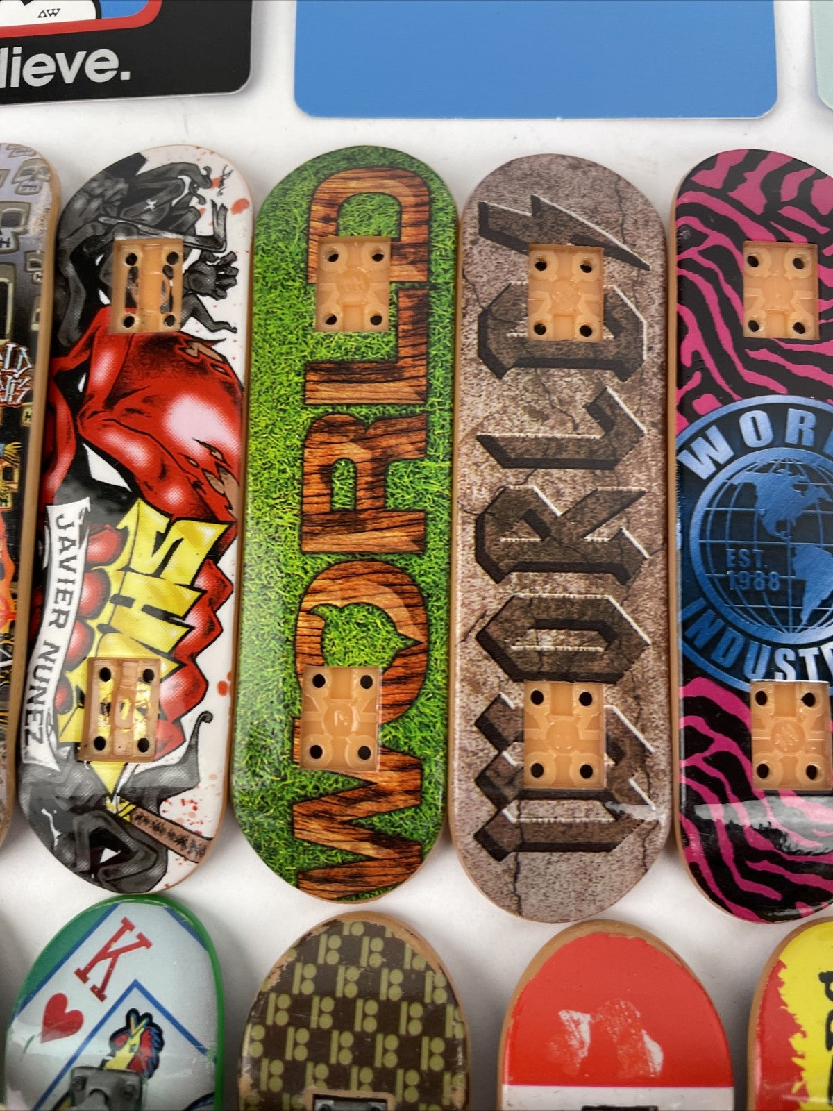 Vintage Tech Deck Lot Skateboard Fingerboard Flip Fiberlight Blind BUNDLE LOT