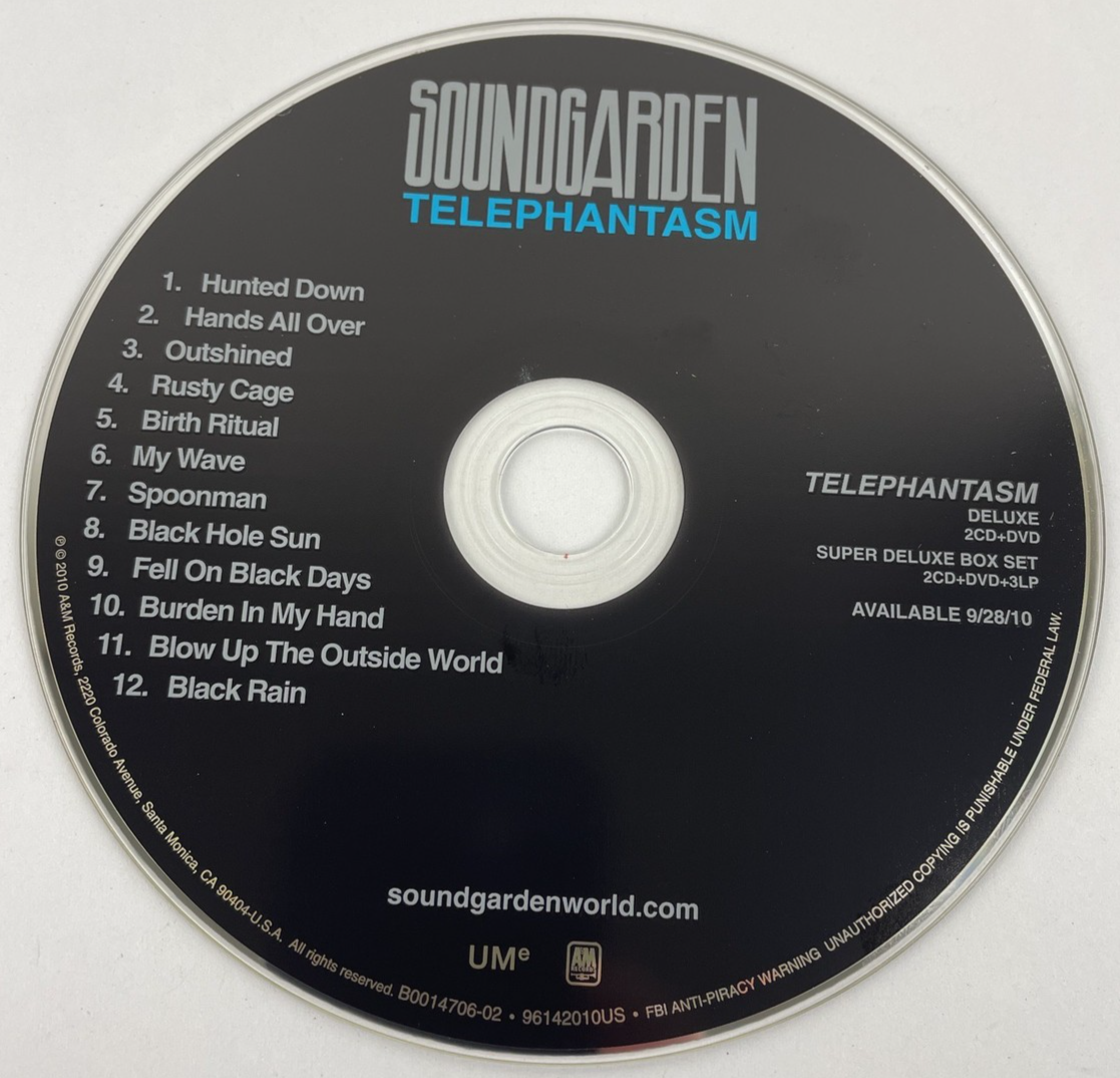 Soundgarden " Telephantasm " Demo Press Promo CD Preview 12 Songs RARE Mint Disc