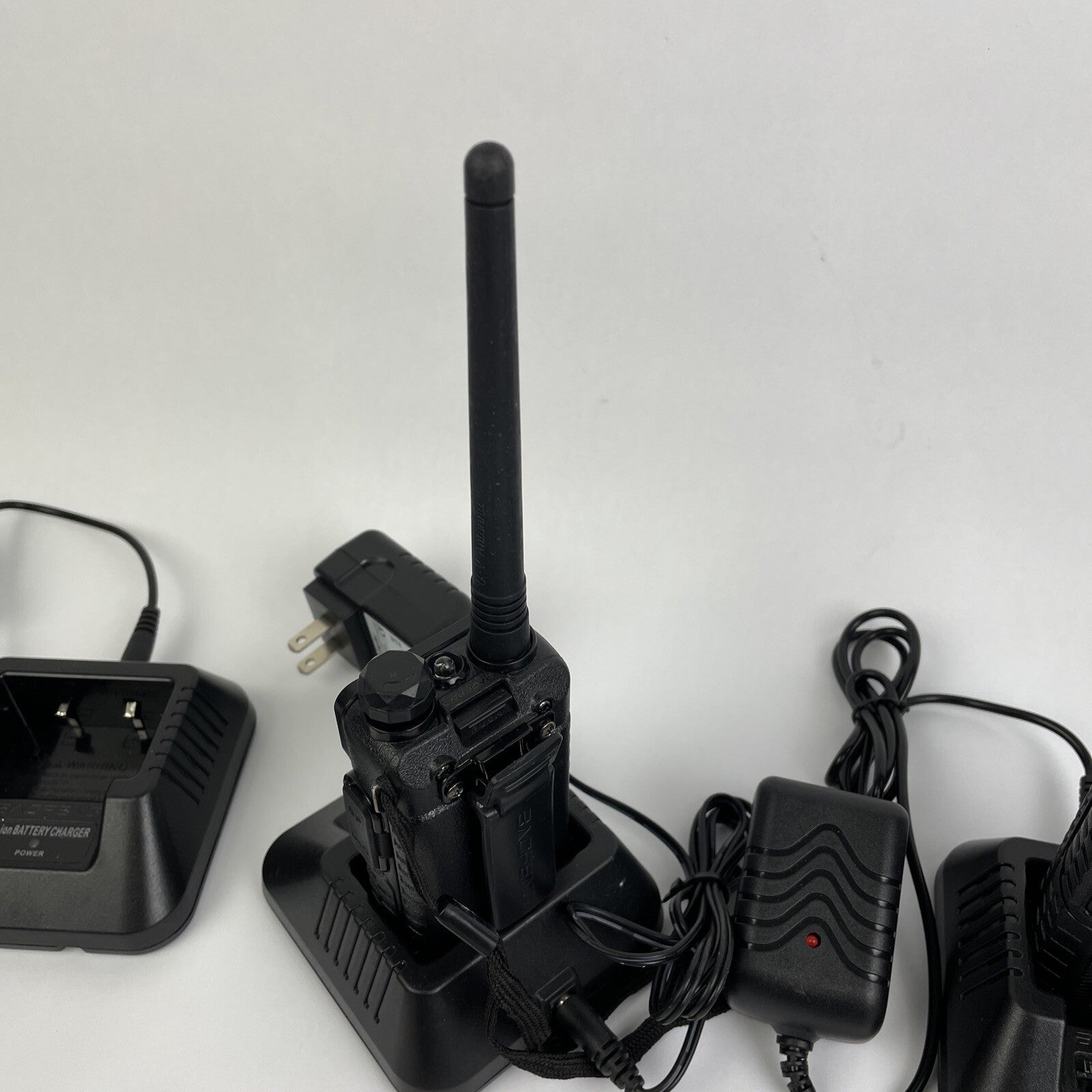 4 x BAOFENG UV-5R 8W Dual Band Two-Way Radio Black w Battery + Short / Tall LOOK