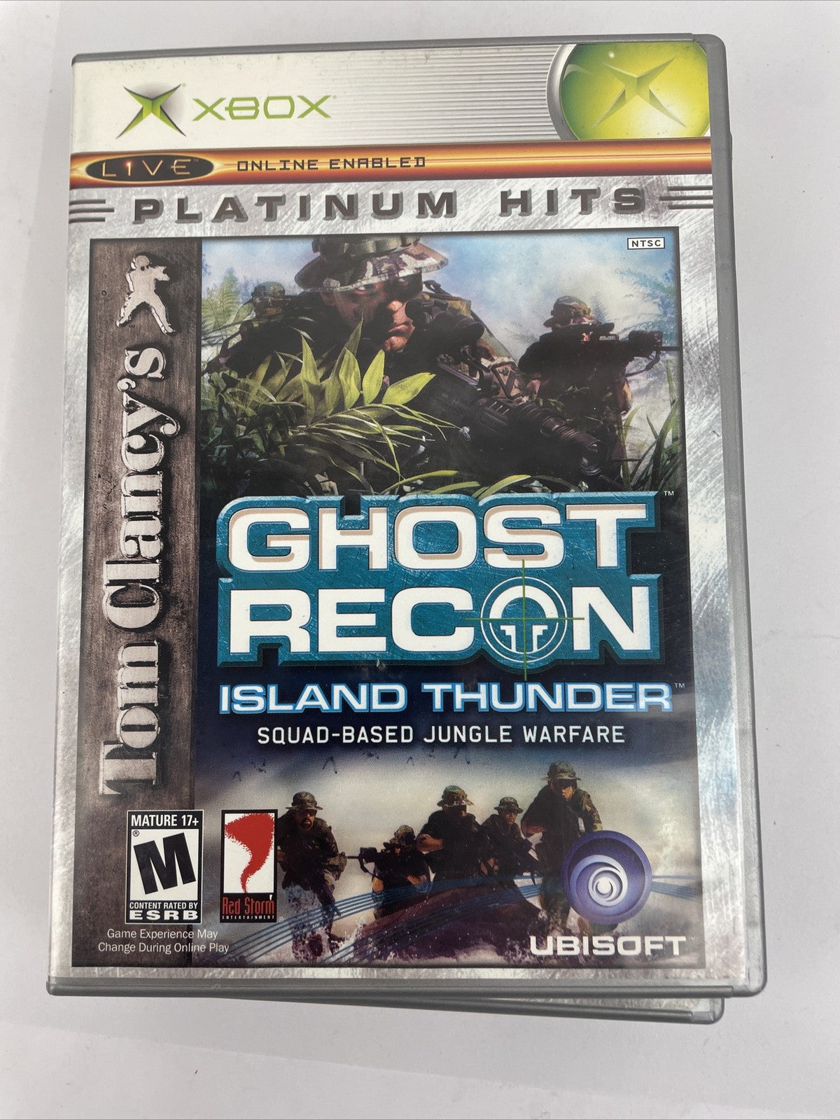 3 x Xbox Ghost Recon Tactical Game Lot Island Thunder Advanced Warfare Platinum