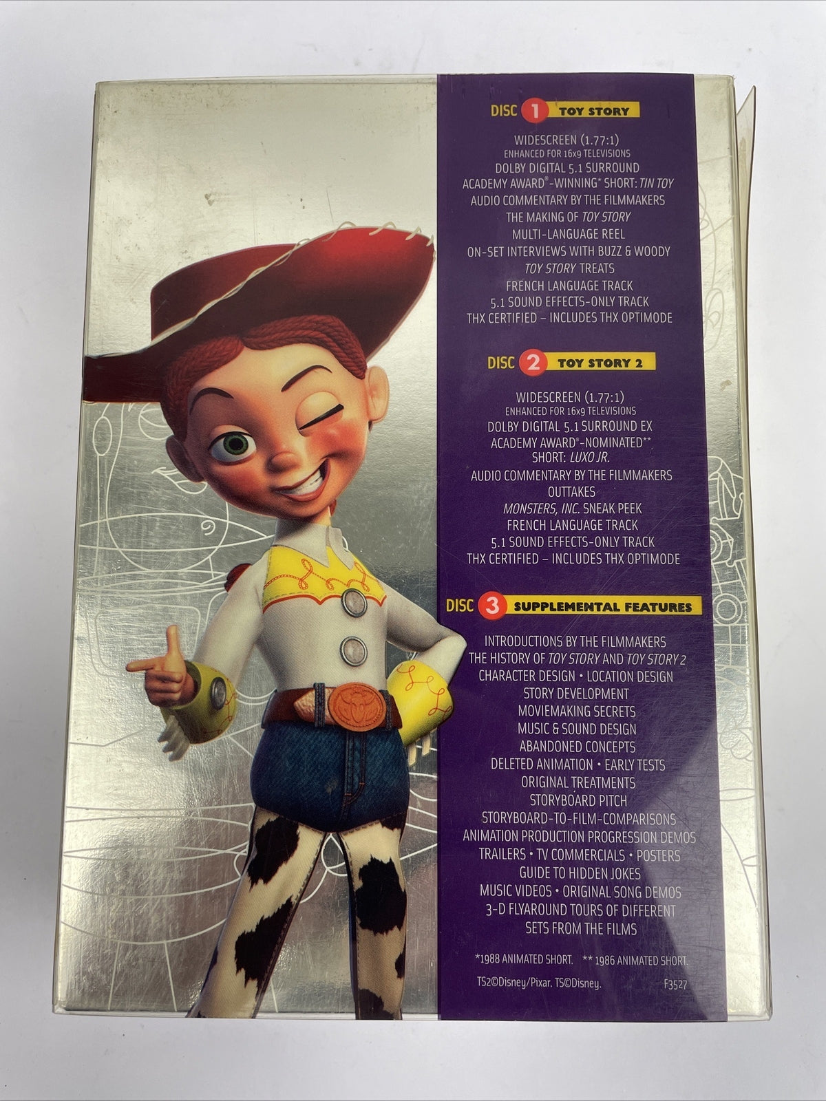 Toy Story / Toy Story 2  (DVD 3-Disc Ultimate Toy Box) Collectors Edition - LOOK