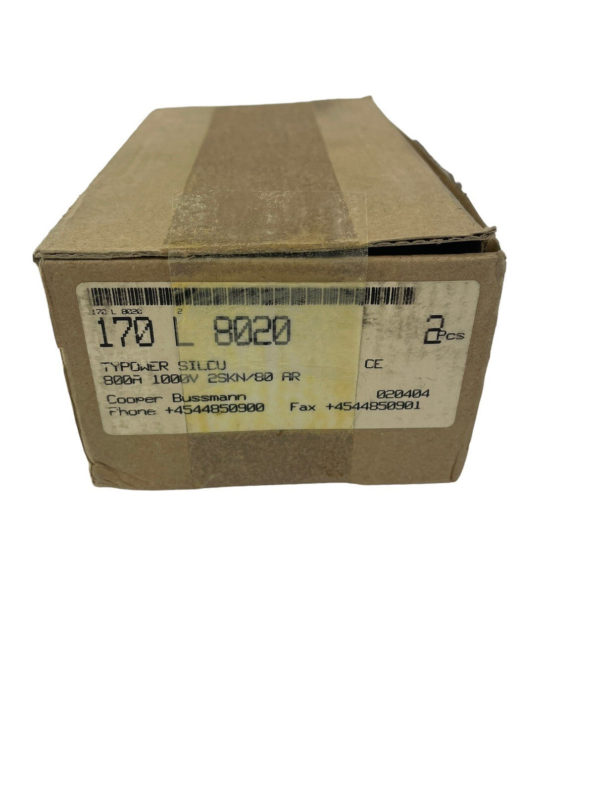 BUSSMANN EATON - 170L8020 FUSE 800A 1000V 2SKN/80 AR HIGH SPEED Typower Zilox