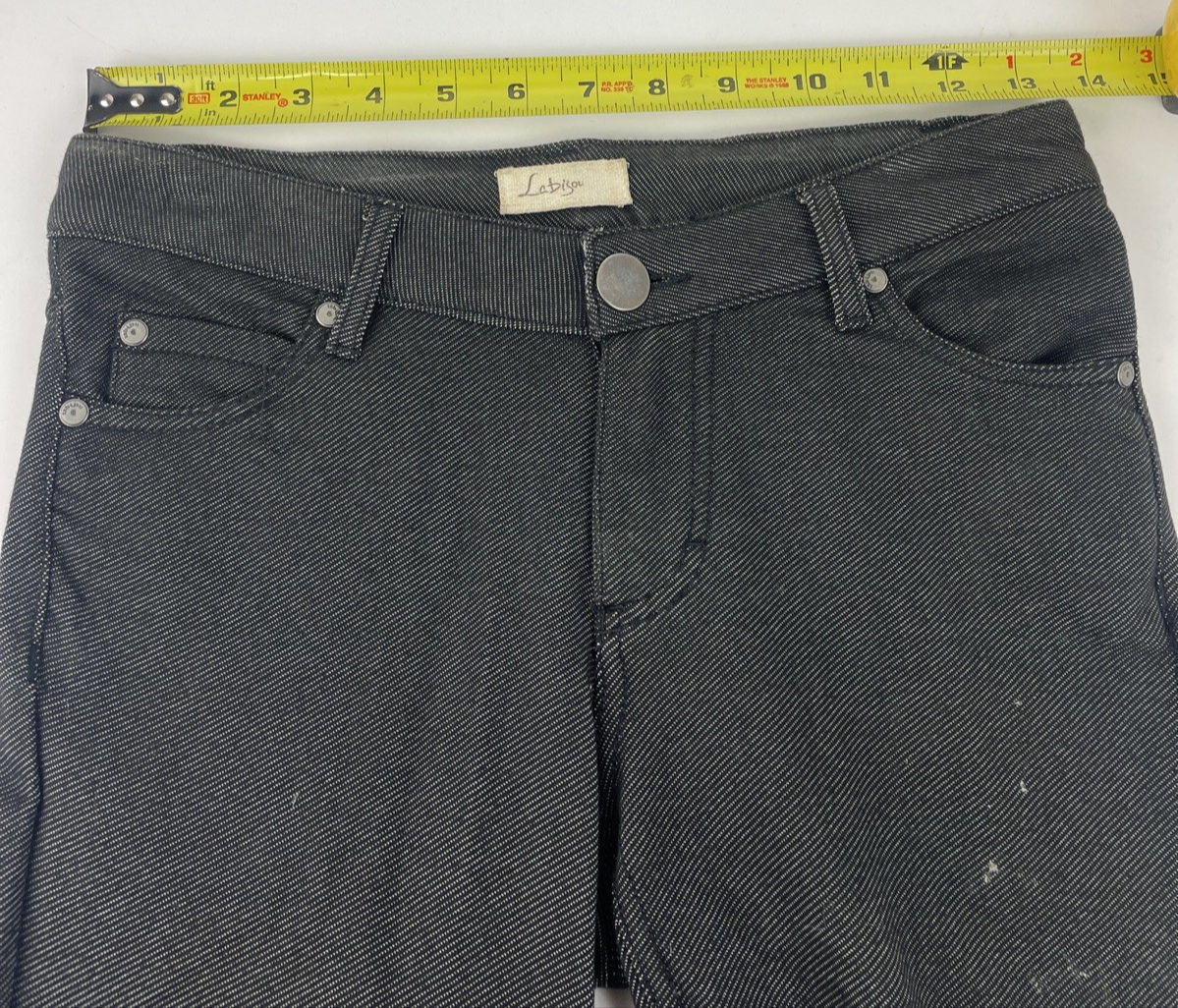 2 x Lebijou Los Angeles Designer Low Rise Skinny Soft Denim Jeans Sz Small VGC