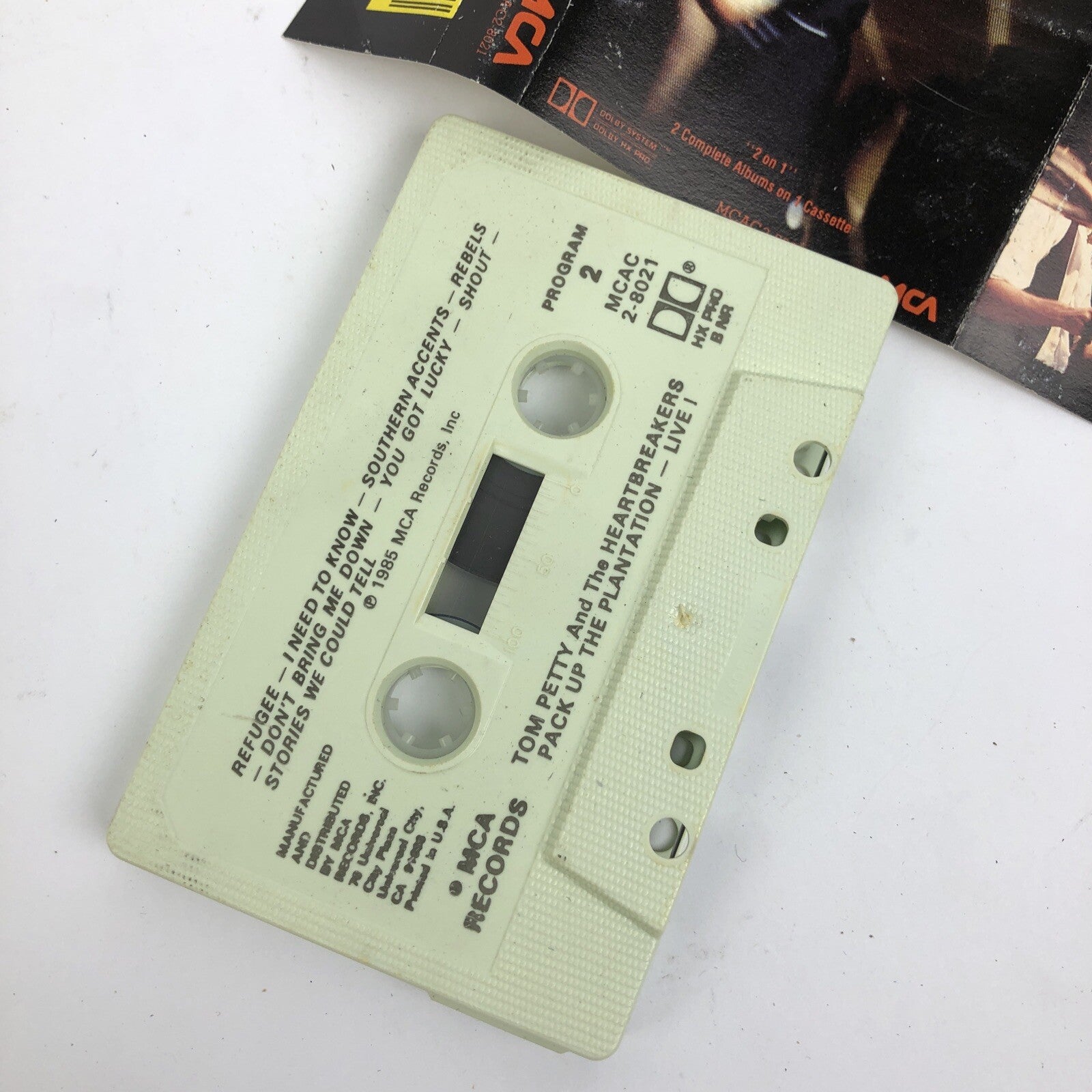 Tom Petty and the Heartbreakers Cassette Tape Pack up the Plantation Live MCA