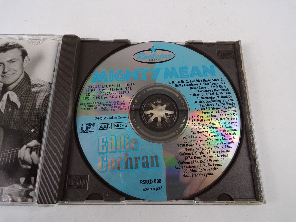 Mighty Mean Eddie Cochran Mr Fiddle Two Blue Singing Stars Latch On CD#25