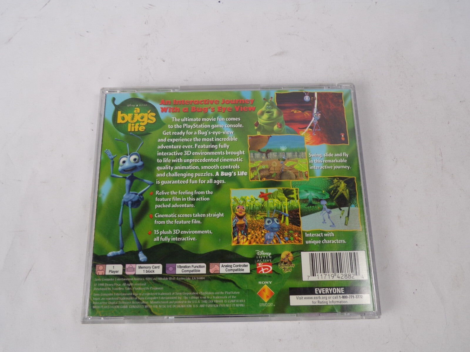 Playstration A Bugs Life Relieve The Feeling From The Feature Film In This CD#41