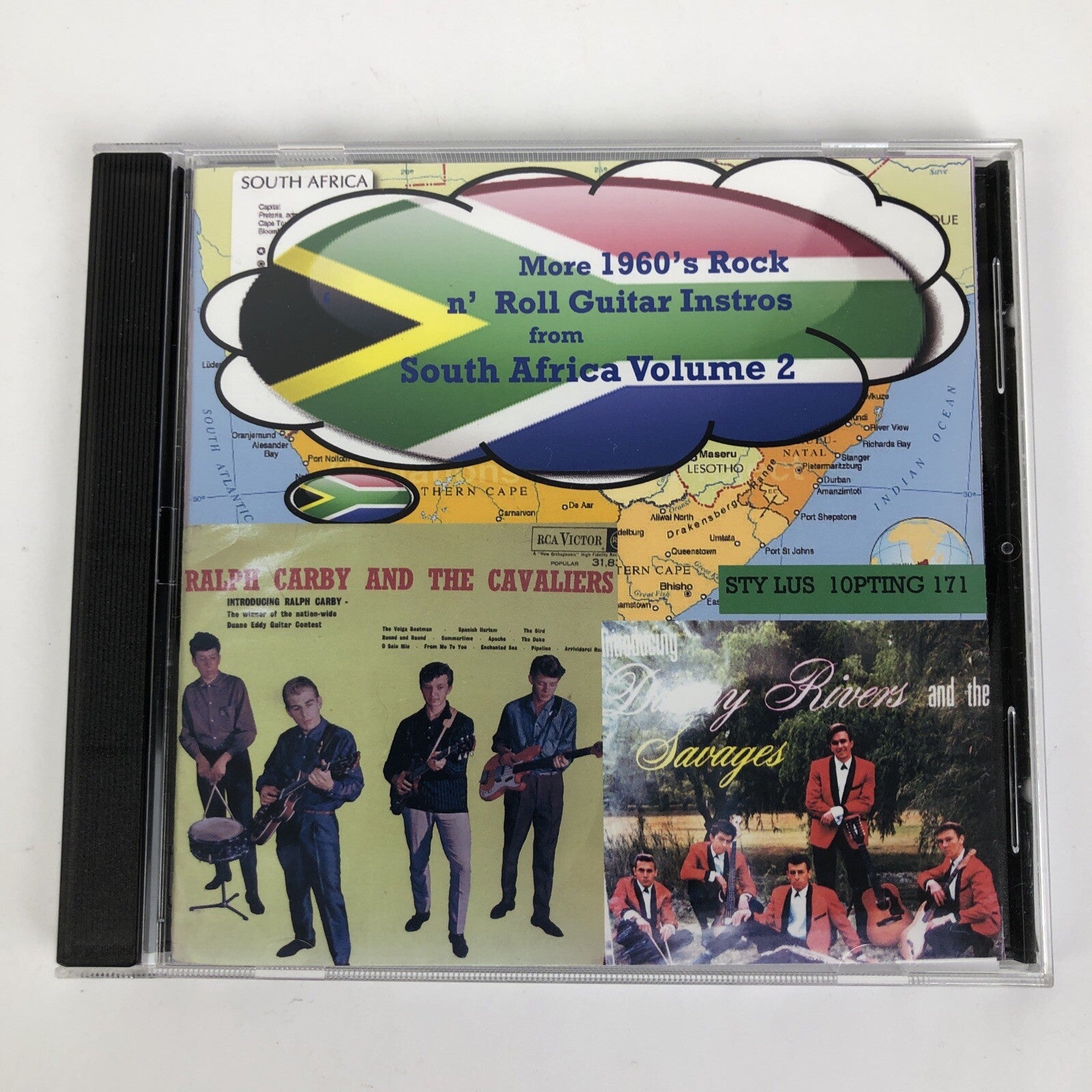 More 1960's Rock n' Roll Guitar Instros from South Africa Volume 2 CD Stylus #32