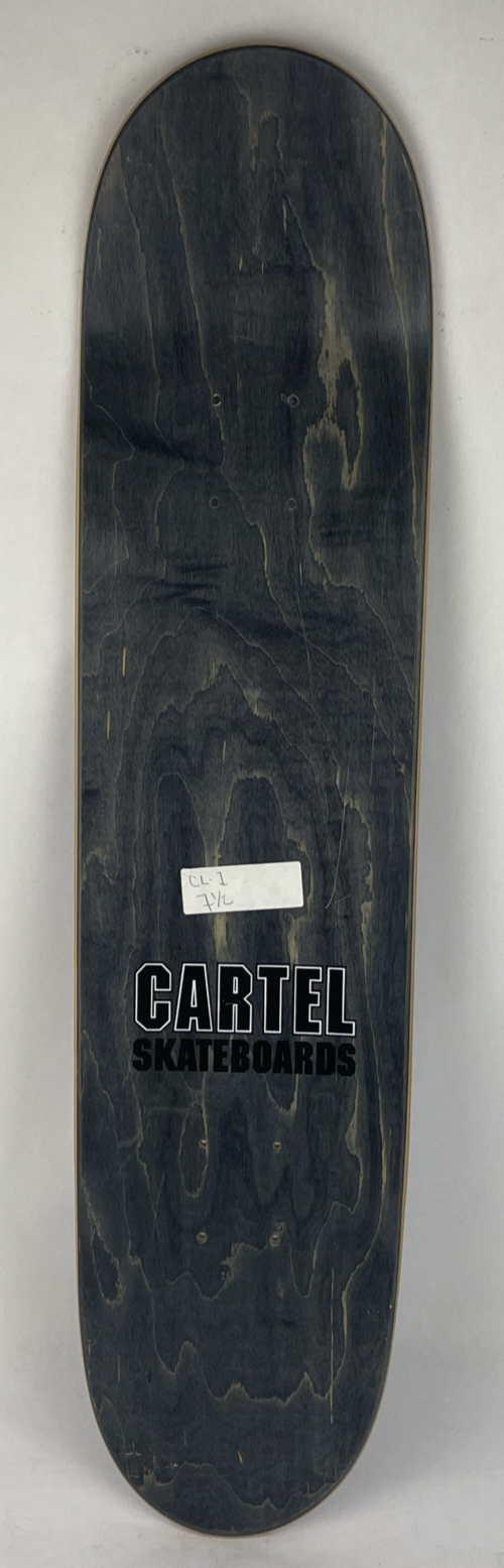 DAVID COULIAU Cartel Skateboards Pro Model Skateboard Deck 7.5 x 31." Circa 1999