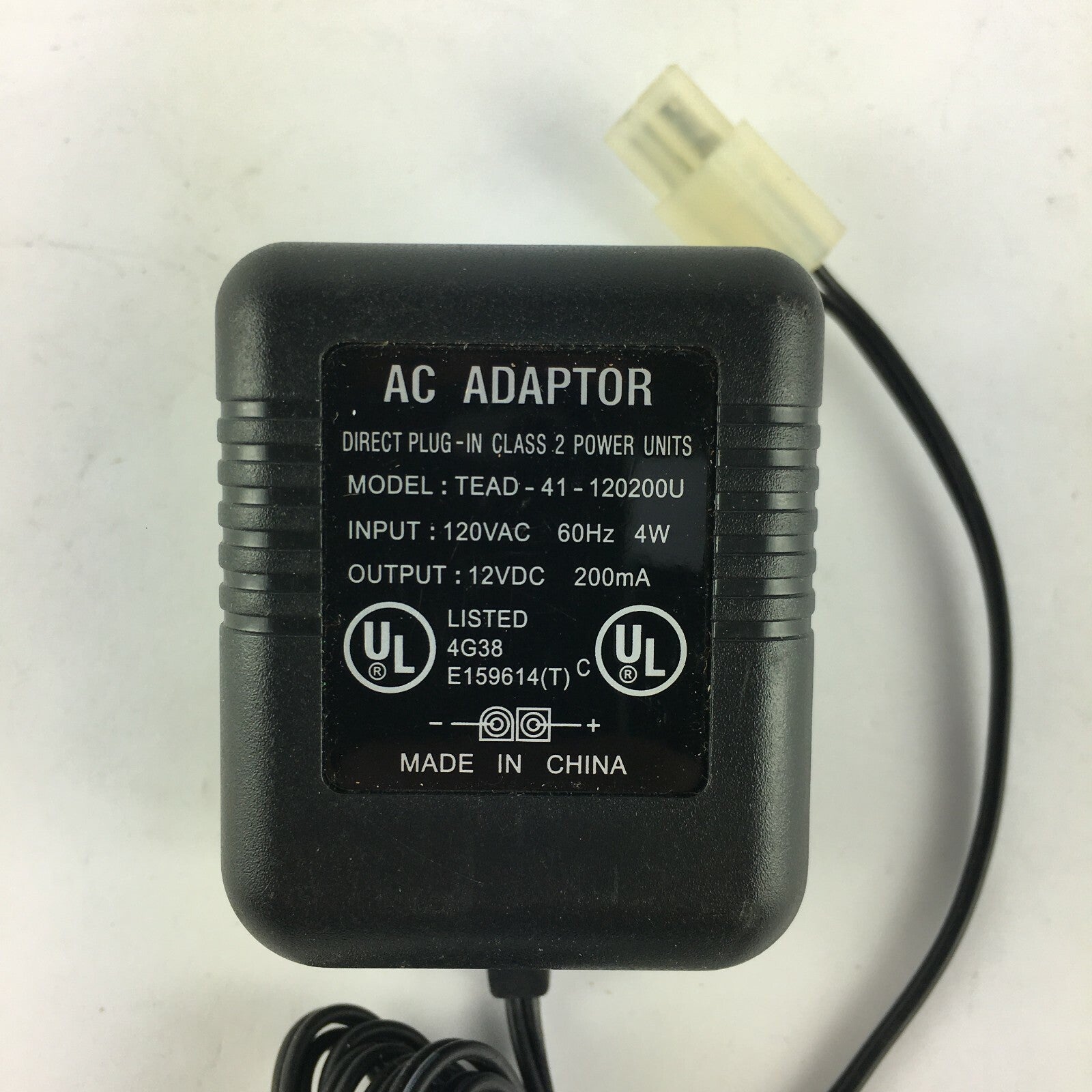 Genuine Ac Adapter TEAD-41-1202U Class2 Output 12V 200A Power Supply Adapter A19