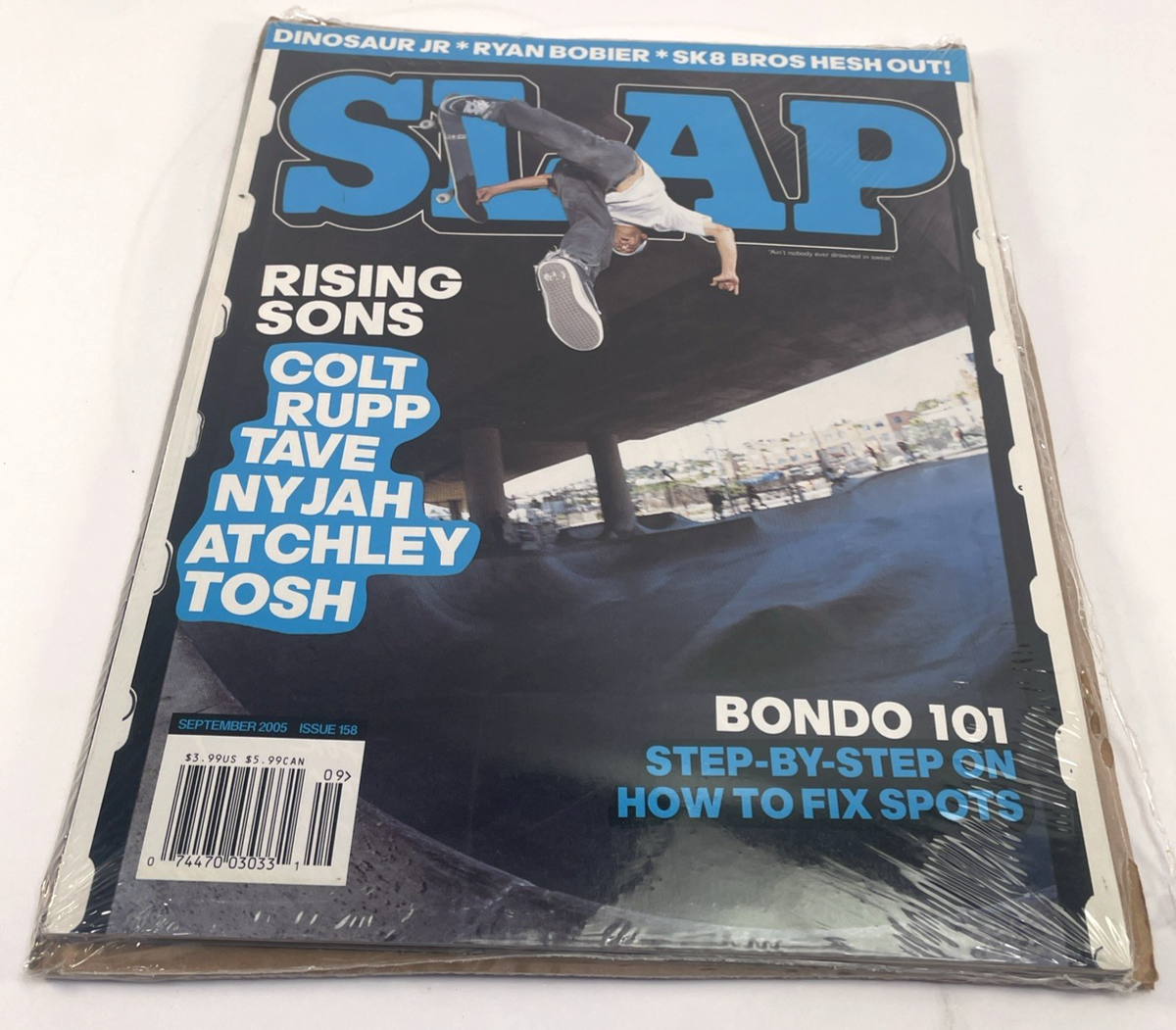 Slap Skateboard Magazine Sept 2005 Rising Sons Colt Rupp Tave Nyjah Atchley Tosh