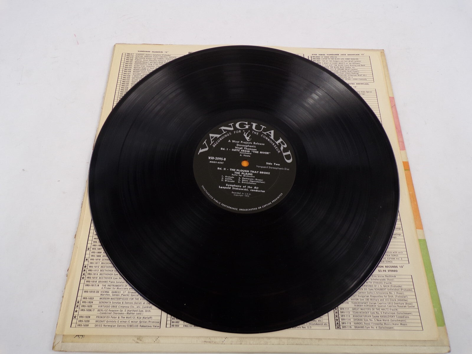 Virgil Thomson The Plow That Broke The Plains Suite From "The River" Leoplod Sto