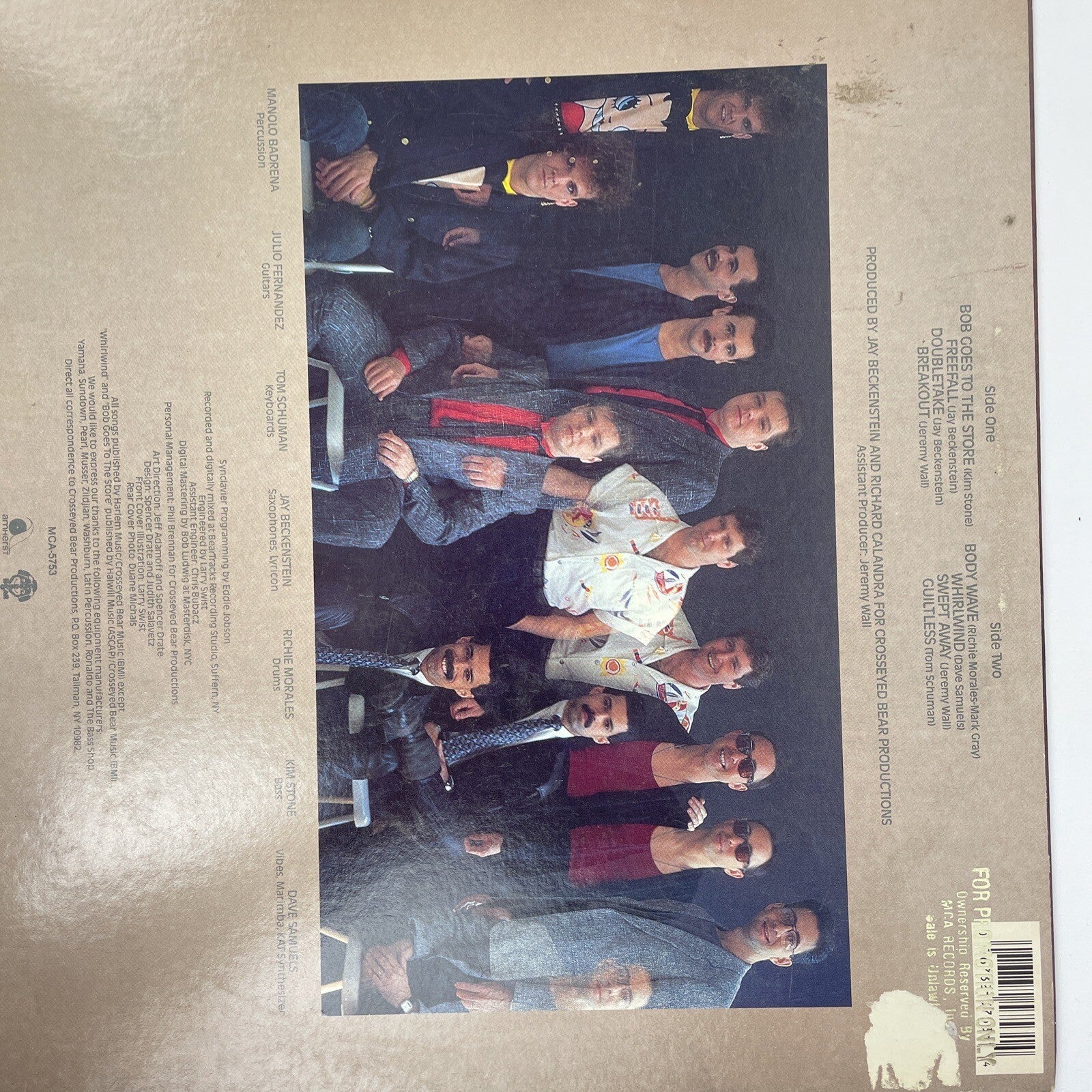 Spyro Gyra " Breakout " Vinyl LP VG+ 1986 MCA MCA-5753 - Promotional copy