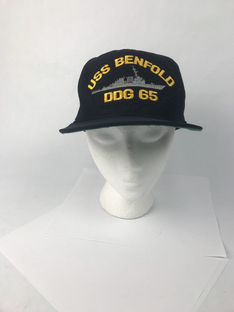 Benfold Hat US Navy Destroyer Ship with Patch Rare HatDDG-65 USS 