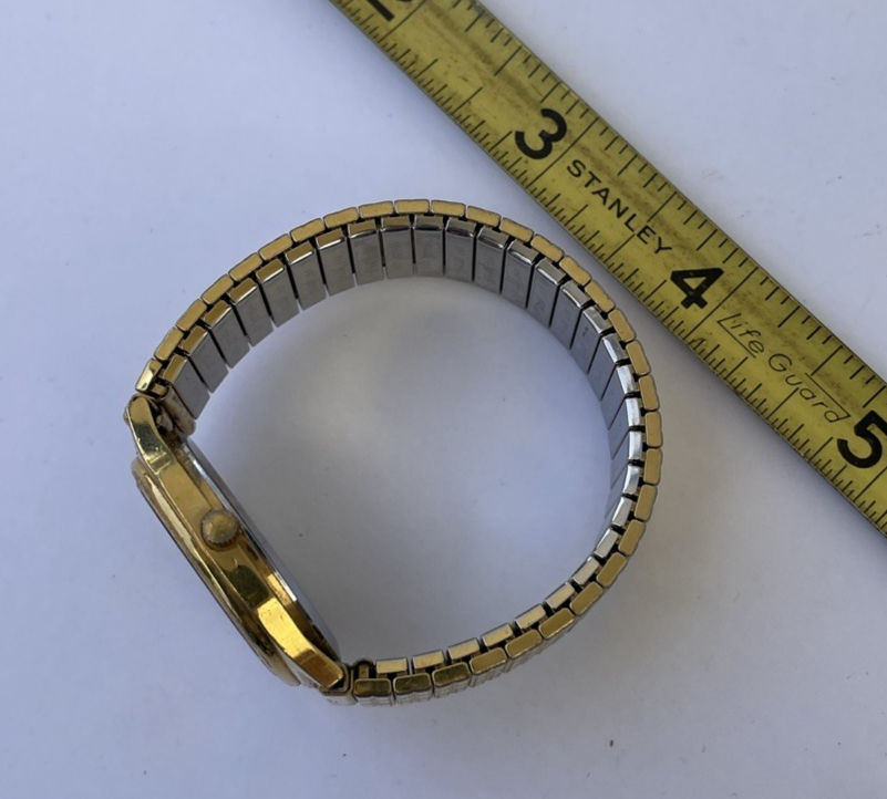 Vintage Dufonte Ladies Gold Tone Watch Lucien Piccard Quartz