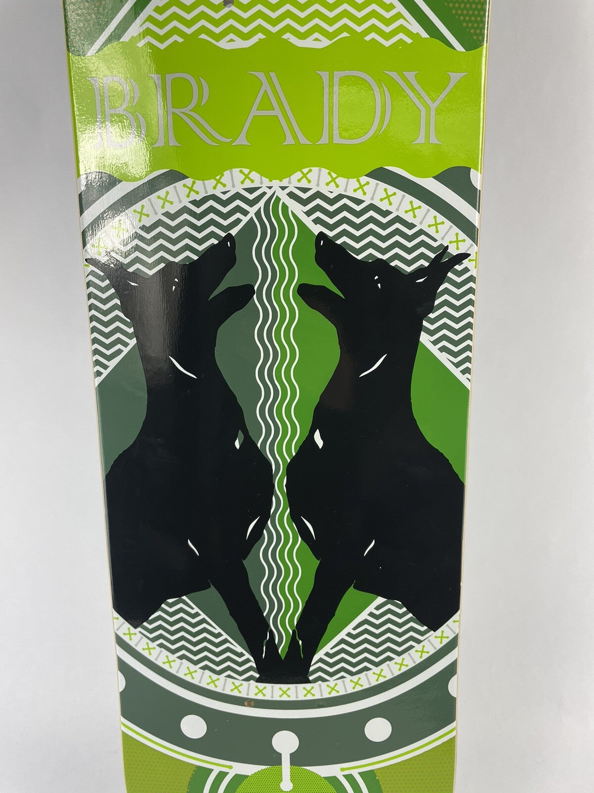 Blueprint Skateboards Sadie & Heathcliff Dogs deck 7.875" RARE quality Brady