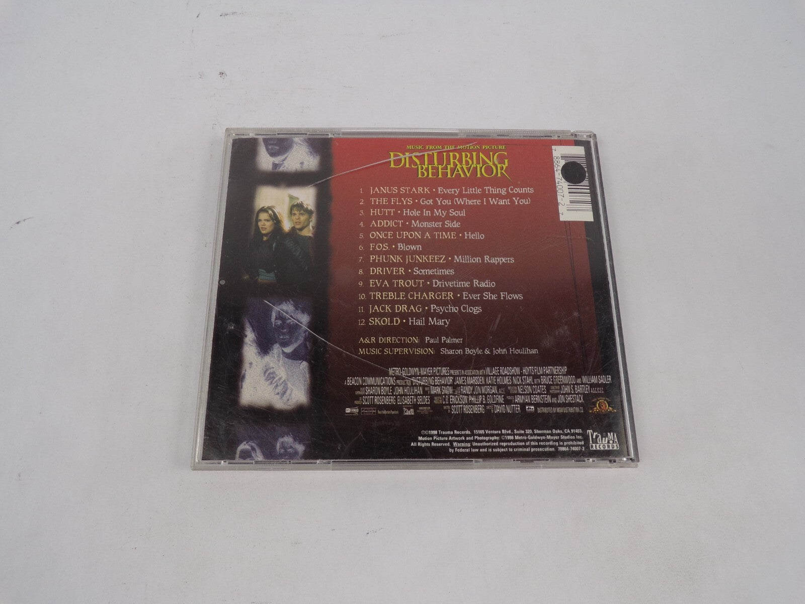 Music From The Motion Picture Disturbing Behavior Janus Stark The Flys HuttCD#68