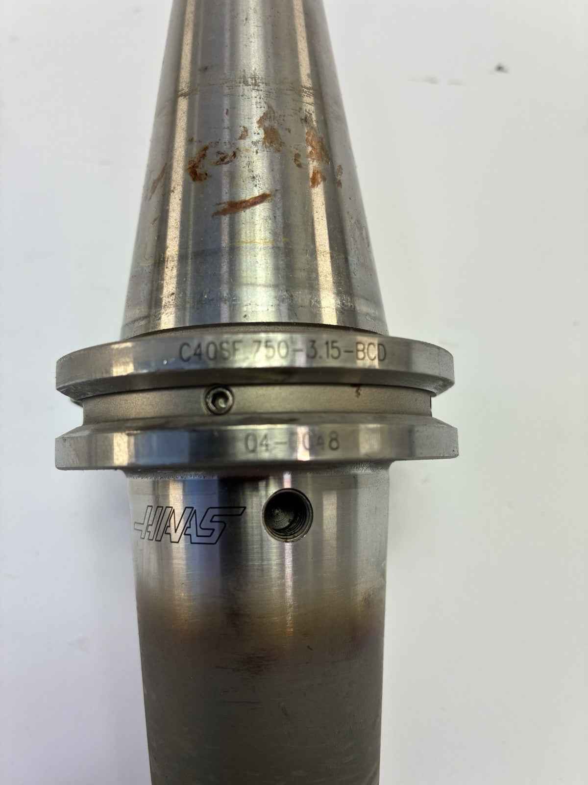 Haas 04-0048 CT40 3/4" Shrink Fit Holder 3.15" TSC 25K w End Mill