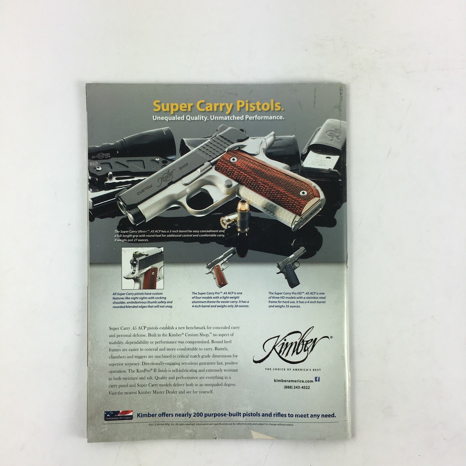 December 2012 Guns & Ammo Magazine 9mm Punch .380 Size Package .36 Colt Navy