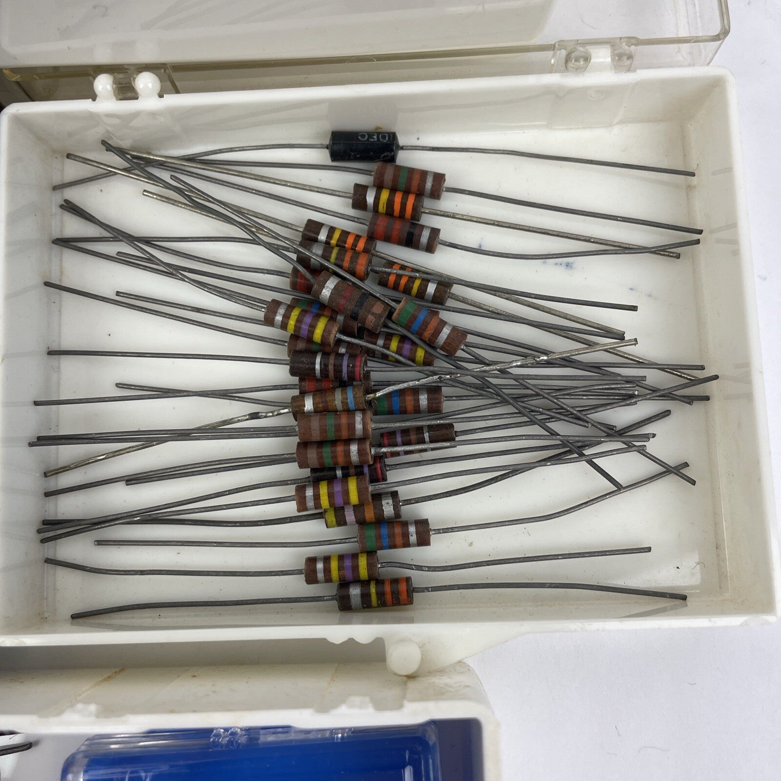 Lot of 2000 + Vintage Resistors Allen-Bradley Carbon Comp, Wirewound, Cement