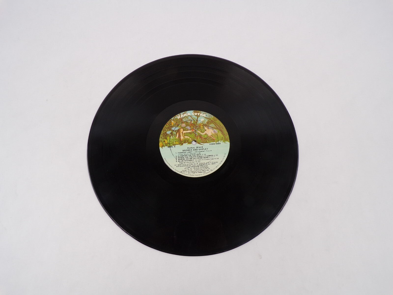 Rural Brewer & Shipley Space Yankee Lady  Fly Fly Fly Black Sky Vinyl Record