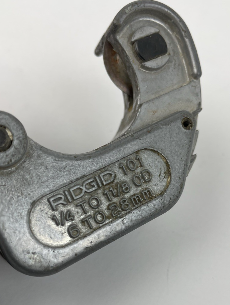 Ridgid NO 101 Tubing Cutter 1/4 To 1-1/8 8 To 28 MM Excellent Condition / Sharp